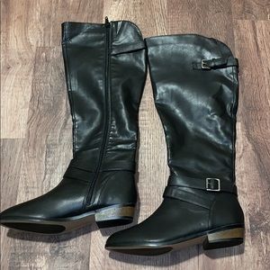 Material Girl black BOOTS